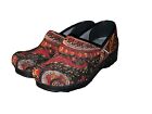 Dansko 36 EU 5.6-6 US Tapestry Clog Red Vegan Slip On Comfort Shoes Womens