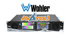 NOS Wohler AMP2-E16V-M 3G/HD/SD-SDI +AES +SPDIF Audio Monitor Dolby D, E & DD+