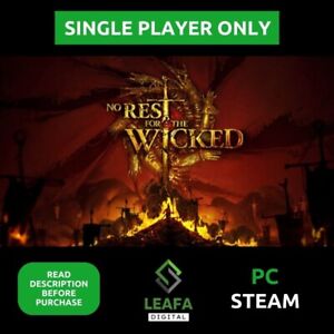 No Rest for the Wicked | PC STEAM | Single Player ONLY