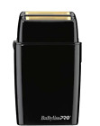 BaBylissPRO FOILFX02 Cordless Black Metal Double Foil Shaver | FXFS2B