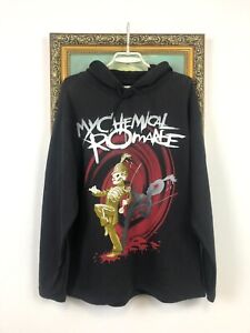 Vintage My Chemical Romance Hoodie Band Rare Size XL