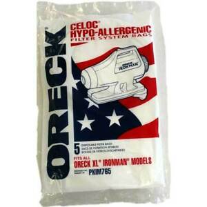 Genuine Oreck XL Ironman Vacuum Bags No. PKIM765 Package of 5 Bags