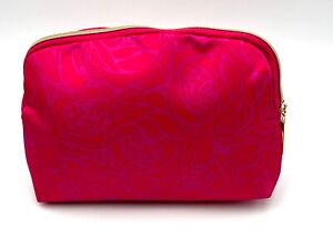 6 Bags: Lancome Makeup  Cosmetic Rose Print Bag ~ Pink