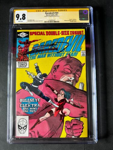 Daredevil #181 CGC SS 9.8 Signed By Frank Miller 