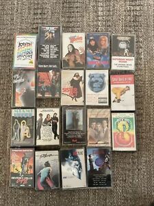 New ListingSOUNDTRACK MOVIE CASSETTE TAPE LOT 19 TAPES SATURDAY NIGHT FEVER BILL & TED HAIR