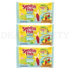 SWEDISH FISH Mini with Assorted Eggs Soft Easter Candy 18 Snack Packs Lot of 3