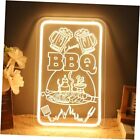 BBQ Led Neon Light Sign Cheers Barbecue Restaurant Kitchen Bedroom Warm BBQ