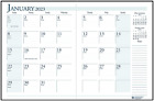 Planificador Calendario Economico 2023 Mensual Cubierta Negra 8,5 X 11 Pulgadas