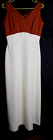 Tony Todd Vintage Rust Cream Semi-Formal Gown Small (no size) Women's Dress