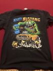 Men’s L Rat Fink T-shirt Mighty Mustang Ed Big Daddy Roth Black Clean Shirt