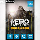 Metro Last Light Redux for PC Game Steam Key Region Free