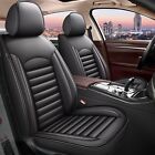For Hyundai Elantra 2017-2024 Black PU Leather Full Set Car 5-Seat Cover Cushion (For: 2021 Hyundai Elantra)