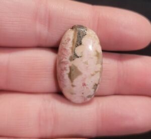 Rhodochrosite Cabochon Cab Pink Crystal Gemstone Wire Wrapped Wrapping Supplies