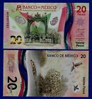 Mexico 20 Pesos (2021) P-New UNC Commemorative Polymer Note /// NEW RELEASE ///