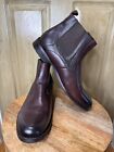 English Laundry Mens Brown Leather Slip On Chelsea Boots Size 12