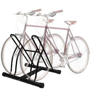 Bicycle Bike Floor Parking Storage Stand Display Rack Folding Holder Black 2.5