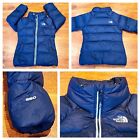The North Face TriClimate 550 Fill Goose Down Jacket Girls Sz Small (7/8) Blue