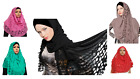 Wholesale 10pc headcover Hijab Wrap cut work scarf plain Indian Solid headband
