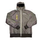 Volvo Jacket Mens Small Gray Removable Hood Recycled Polyester Winter Rain