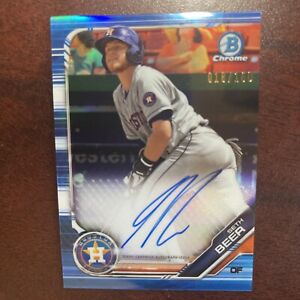 New Listing2019 Bowman Chrome Prospects Auto Blue Refractor /150 Seth Beer #CPA-SB Auto
