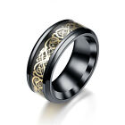 Celtic Stainless Steel Rings for women Men Wedding Band Statement Ring Jewelry