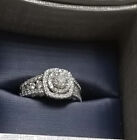 1.50 Carat Zales Celebration Diamond Engagement Ring  14K White Gold  size 7