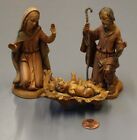 New Listing05/10 1983 FONTANINI DEPOSE Signed ITALY Nativity Mary Joseph Baby Jesus 4Pc Set