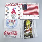 Lot of 4 Vintage 1992 Olympic USA Flag T-Shirt Size M Coca Cola Relay Atlanta