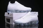 DS Nike Air VaporMax FlDS Niyknit 2 pure white men's air cushion shoes brand new