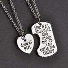 DADDY'S GIRL 2 PIECE NECKLACE SET FATHER DAUGHTER GIFT CHARM PENDANT SET #KC18
