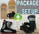160 CM Freestyle All Mountain Snowboard PACKAGE CA '22 Hybrid W Camber/Rocker