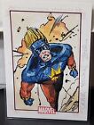 New ListingMARVEL 70TH RITTENHOUSE SKETCHAFEX SKETCH CARD CAPTAIN MARVEL BY CRAIG YEUNG