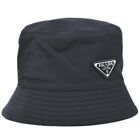 PRADA Re-Nylon Bucket Hat Black #M