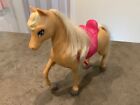 Barbie Horse With 2 Rider Saddle Blonde Horse