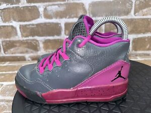 Jordan Flight Origin 2 Athletic Shoe 718076-006 Pink Gray Girls Toddler Size 11C