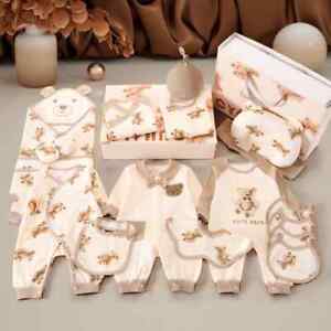 Infant Baby Boy Girl Clothes Baby Doll Socks Pillow Jumpsuits Baby Gift Sets