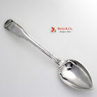 Portuguese Silver Gravy Spoon Fiddle Shell 1860 ACS