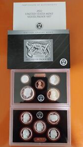 2022 US Mint Silver 10 Piece Proof Set All Original