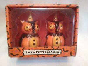 Owls Salt & Pepper Shakers By JOHANNA PARKER DESIGN Thanksgiving/Halloween (NEW)