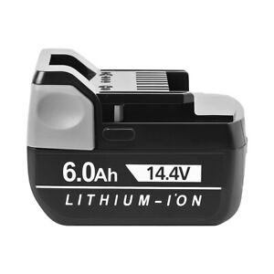 Upgrade 6.0Ah 14.4V Lithium-Ion Battery For HITACHI 14.4V BSL1430 BSL1460 329901