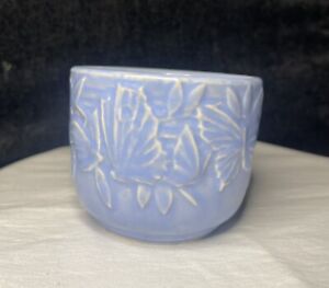 Small Vintage 1940s McCoy Pottery Butterfly Flower Pot Planter NM mark