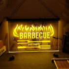 Barbecue Hot Tasty 3D BBQ LED Neon Light Sign Wall Art Restaurants,Bar,Pub,Cafe