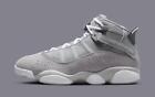 NEW Nike Air Jordan 6 Rings Wolf Grey White Cool Grey 322992-009 Men's Sz 8-13