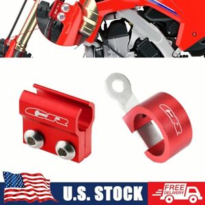 For HONDA CR 250R CR500R CR80R 85R CR125R Front Brake Hose Guide Clamps Holder (For: 2002 CR250R)