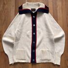 Vintage 70’s Pendleton Wool Cardigan Sweater Size Large Made In USA Shawl Collar