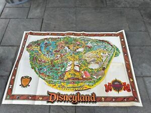 Vintage Walt Disney Disneyland Park Map 1987 Poster 42