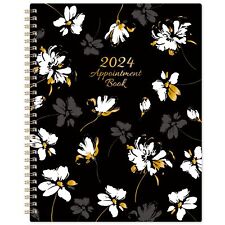2024 Weekly Monthly Appointment Book - 2024 Daily Hourly Planner 2024 8'' x 10''