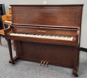 Mason & Hamlin 50 Upright Piano and Bench Made in the USA in 1970 *