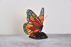 Stained Glass Butterfly Style Retro Tiffany Accent Lamp Table Lamp Desk Lamp 8