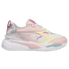Puma RsFast Limits Shiny  Youth Girls Pink, White Sneakers Casual Shoes 387756-0